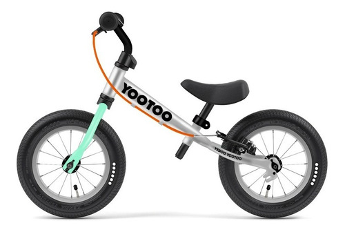 Bicicleta Aprendizaje Sin Pedales Yedoo Yootoo Aro 12 Niños Color Mint
