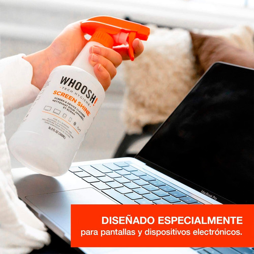 Limpiador De Pantallas Whoosh Pro 500 Ml Version Corporativa