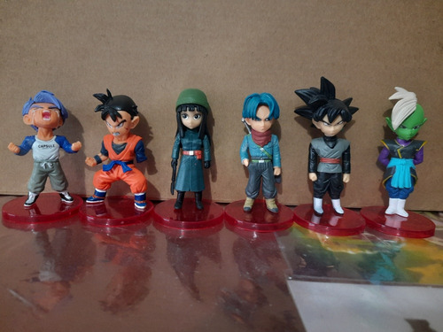 Dragon Ball Set De 6 Pcs Future Trunks Zamasu Wcf (Usado)
