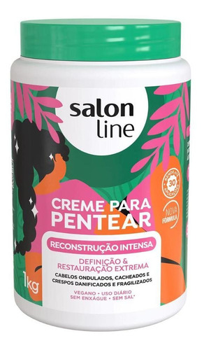 Creme Para Pentear Reconstrução Intensa 1kg Salon Line