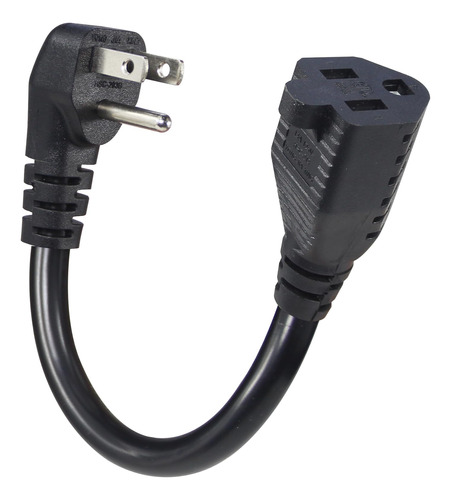 Kuncan Cable De Extension De Alimentacion Corto, Cabeza De P