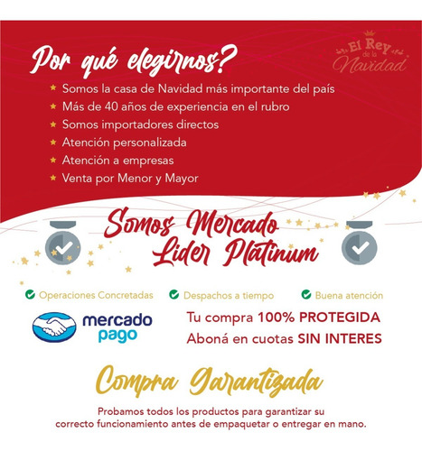 Imagen 2 de 7 de Cortina Luz Lluvia Navideña Cascada Calidas 300x60cm Fiestas