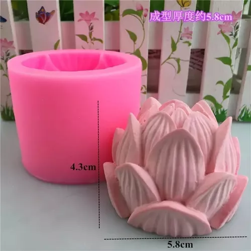 Molde Silicona Flores para Velas O Jabones