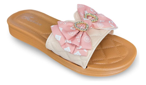 Sandalia Chancla Dama Moño Infinito Huarache Cómodas Mujer