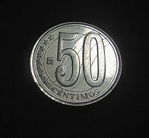 Moneda 50 Centimos Venezuela 2007 