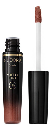 Batom Glam Matte Tint Eudora Nude Icônico