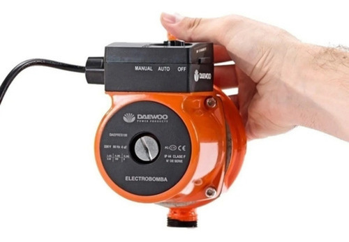Imagen 3 de 10 de Bomba Presurizadora Elevadora Daewoo 100w 2 Baños Bronce