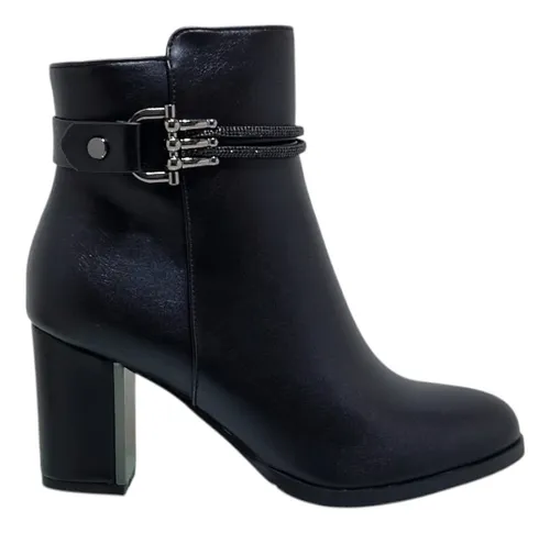 Botas Mujer Fragola Vestir 091005 Botinetas Taco Alto Moda
