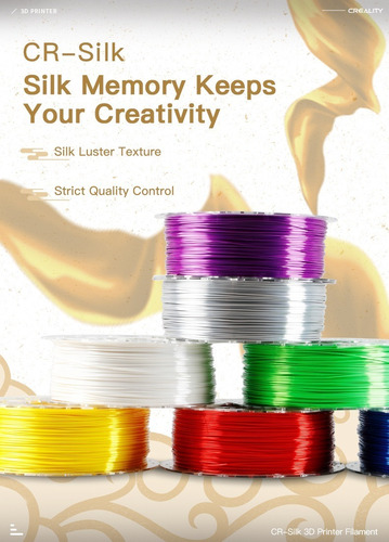Imagen 2 de 10 de Filamento 3d Pla Abs Tpu Petg 1.75mm Creality Cr Cmprodemaq
