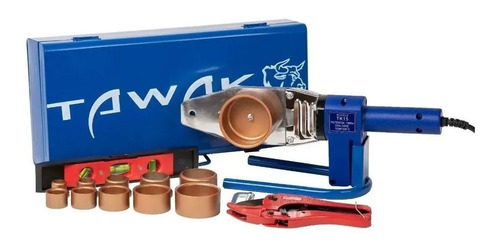 Imagen 3 de 7 de Termofusora 1500w Uso Prof Agua Gas 6 Boq Maletin Tawak Tk15