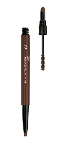 Maquillaje De Cejas Naj Oleari 3in1 Perfect Brown