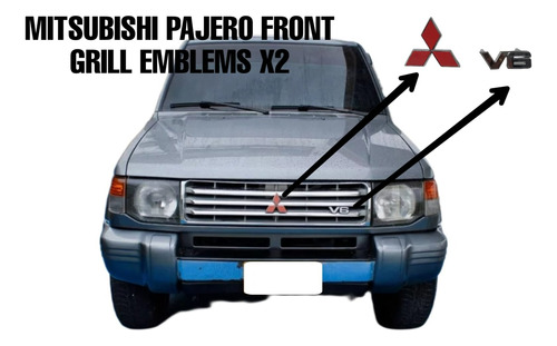 Mitsubishi Montero Emblemas Frontales 