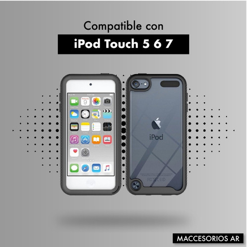Imagen 5 de 10 de Funda Compatible iPod Touch Gen 5 - 6 - 7 - Doble Protección