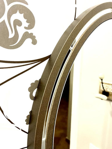 Imagem 8 de 8 de Espelho Decorativo Lavabo Banheiro Vidro Cristal - Fábrica