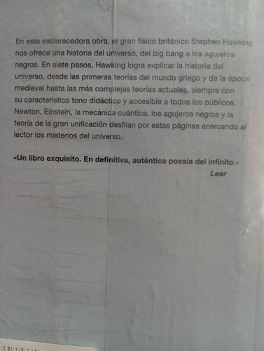 Libro La Teoría Del Todo, Stephen Hawking Tb (Usado)