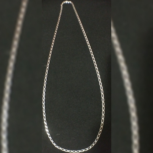 Imagen 3 de 6 de Cadena Plata Fina 925 Tejido Éxito Hombre Mujer Unisex 60cm