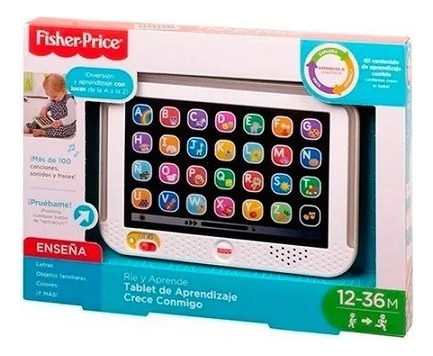 Tablet Fisher Price Tablet Aprendizaje Crece Con Migo Rosa Color Celeste