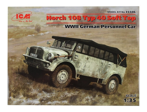 Icm 35506 Horch 108 Wwii German Car 1/35 Milouhobbies