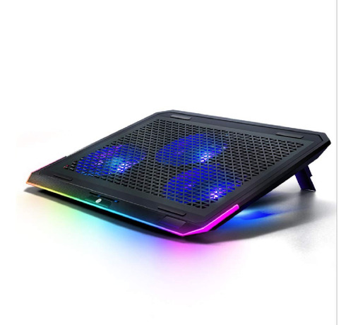 Enfriador Laptop Rgb Almohadilla Refrigeracion Para 12 17  3