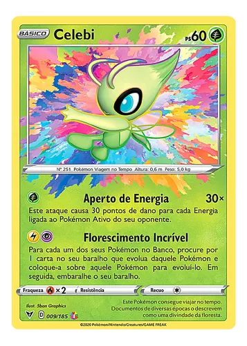 Carta Pokemon Energia Especial Português Diversos Modelos Escolha Card  Original Copag