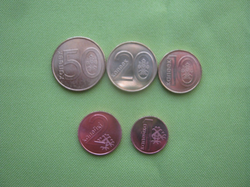 Bielorrusia 5 Monedas Diferentes 