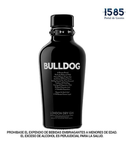 Ginebra Bulldog 750ml - mL a $287