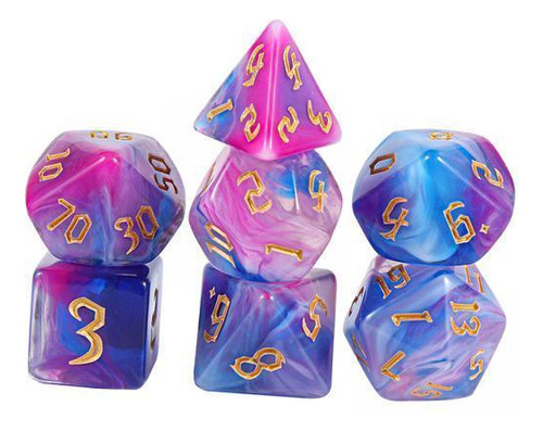 6 Juego De Mesa 7x D4-d20, Juguetes De Entretenimiento,