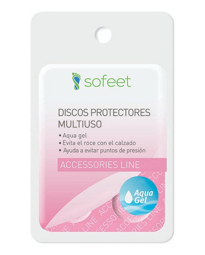 Discos Protectores Multiuso Gel Calzado, Zapatos Sofeet Ptm