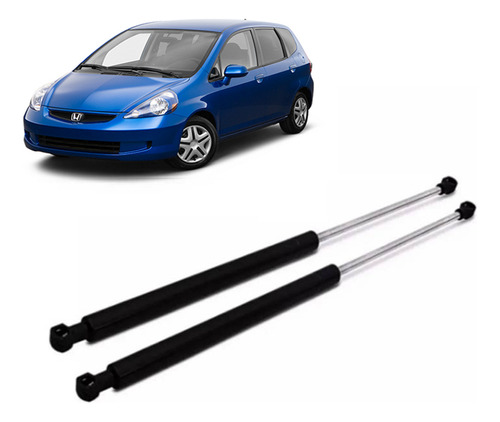 Kit X2 Amortiguadores Baul Trasero Honda Fit 05/08