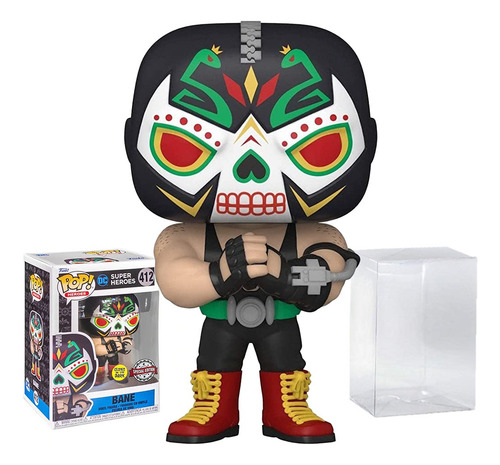 Funko Pop Bane 412 Exclusivo Brilla Dc Batman Protector Dia