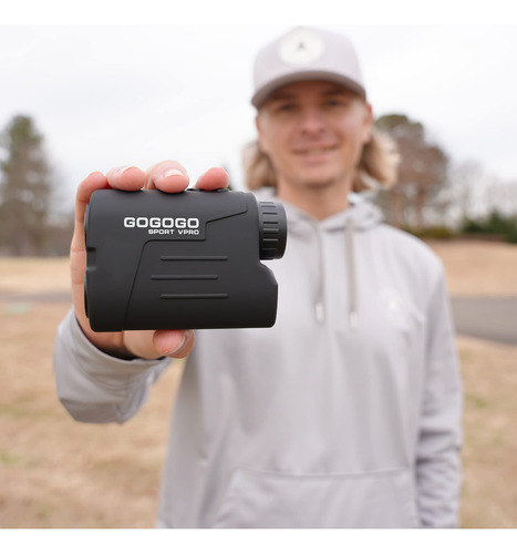 Gogogo Sport Vpro Telémetro Láser De Golf/caza, 6 Aumentos De Visión Clara De 650/900 Yardas, Buscador De Alcance Láser, Preciso, Función De Pendiente, Buscador De Pines, Bloqueo De Bandera Y
