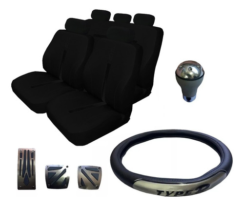 Kit Funda Cubreasiento Volante Pedalera Renault 9 11 12 Clio