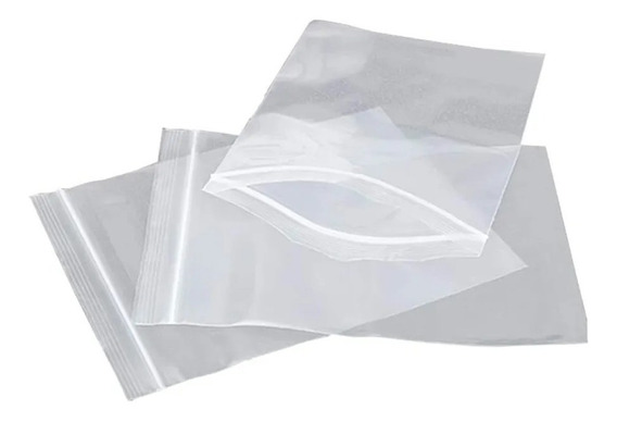 de plástico 15 x 22 cm Bolsas con cierre de zip transparente para alimentos Bestomz 100 unidades 