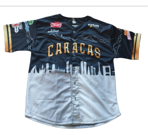 Nueva Camisa C/botones City Connect Leones Del Caracas2024.