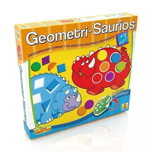 Juego De Mesa Geometri-saurios Arma Dino Implas Casa Valente