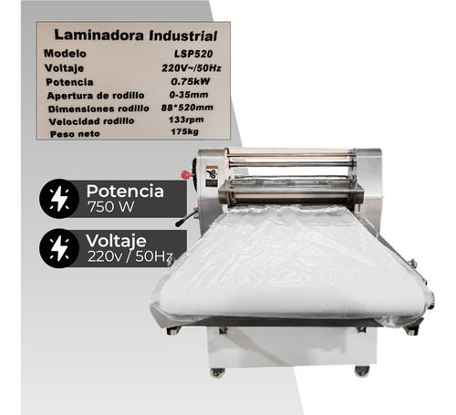 Laminadora Eléctrica Con Base Ascada Lsp520