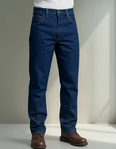 Calça Jeans Masculina Tradicional Tecido Grosso Reforçado