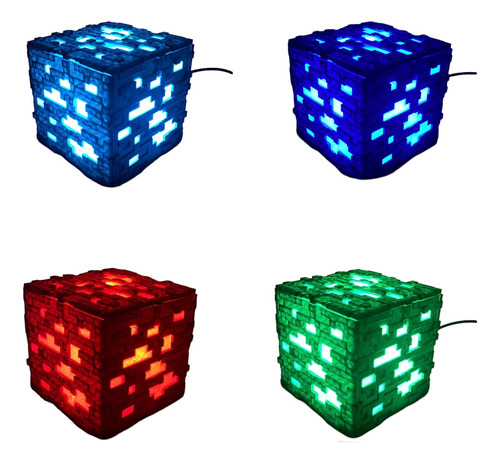 Minecraft Lámpara Rgb