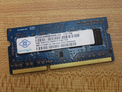 Nanya Gb Memoria So-dimm  Mhz
