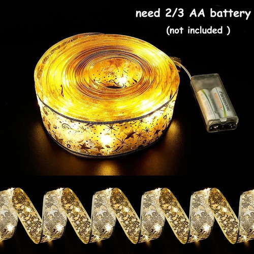 Luces De Hadas Led Con Cinta Para Decoración Navideña,5m
