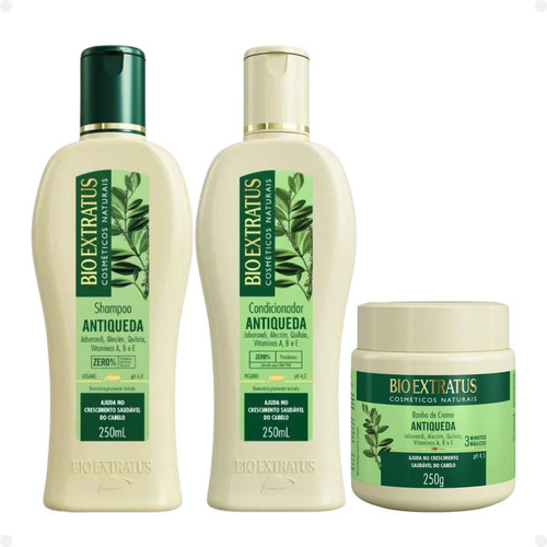 Bio Extratus Kit Jaborandi Antiqueda 250ml C/3