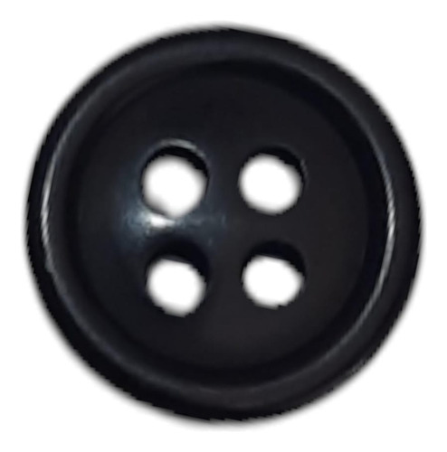 Botónes Plastico Varios Modelos X 10 Unidades Cod #88 Negro