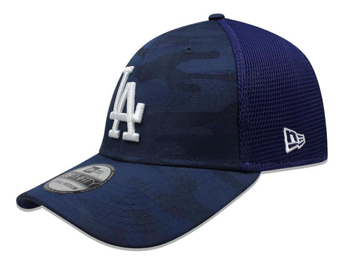 Gorra New Era 39 Thirty Mlb Dodgers Camo Front Azul