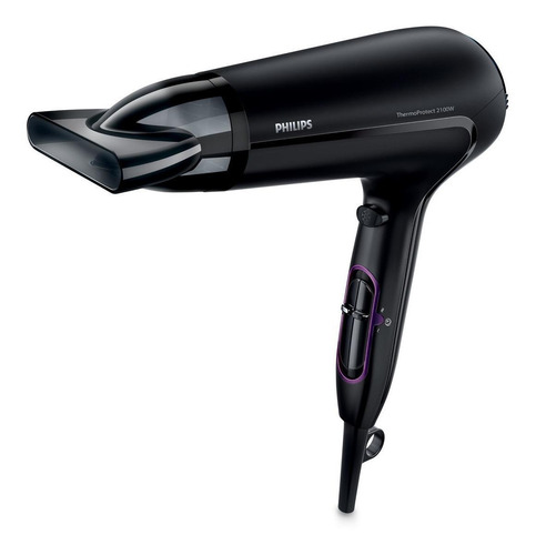 Imagen 2 de 3 de Secador de cabello Philips ThermoProtect HP8230 negro 110V - 127V