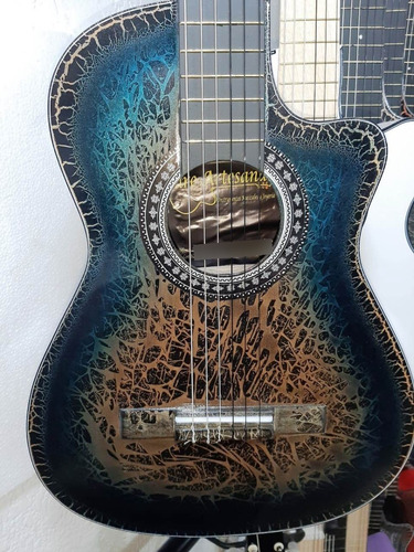 Imagen 10 de 10 de Guitara Electroacustica Forro Colgante Pua Cable Garantia