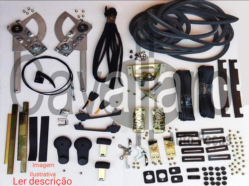 Reforma Cabine Mb 1113 | Kit Com 61 Peças + 72 Parafusos 