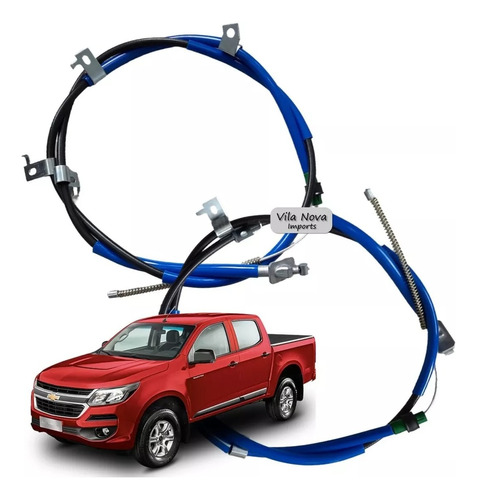 Kit X2 Cables Freno Traseros Chevrolet S10 Duramax 2012/