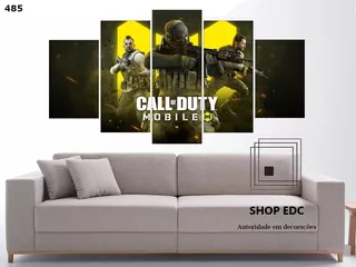 Quadro Decorativo Call Of Duty Mobile Jogo Quarto Promoção