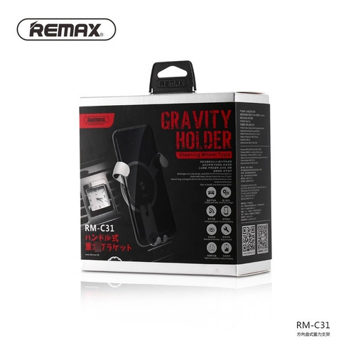 Imagen 2 de 9 de Porta Celulares Para Auto Practico Y Ligero Remax Rm-c31