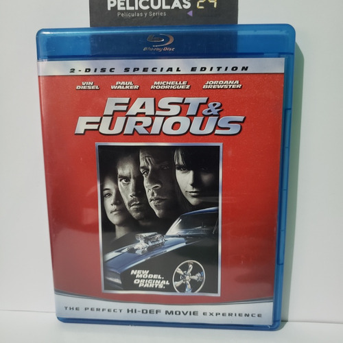 Fast & Furious Iv Rápido Y Furioso 4 Bluray + Dvd + Slipcove (Usado)